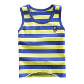 Children Girls Boys Vest Kids Combed Cotton Sleeveless Tops-Veeddydropshipping